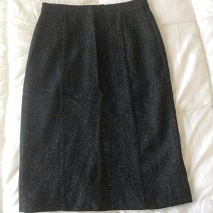 Club Monaco Tweed Pencil Skirt with buttons